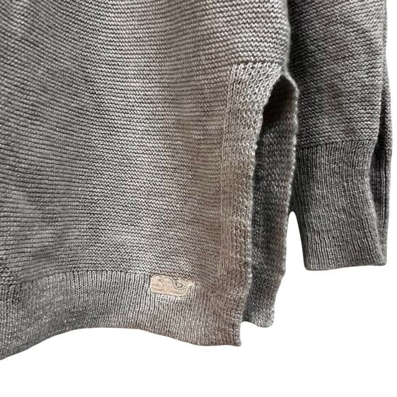 Vineyard Vines | Women’s XL | Vneck Gray Pullover Sweater | Light Wool Blend - Picture 5 of 7